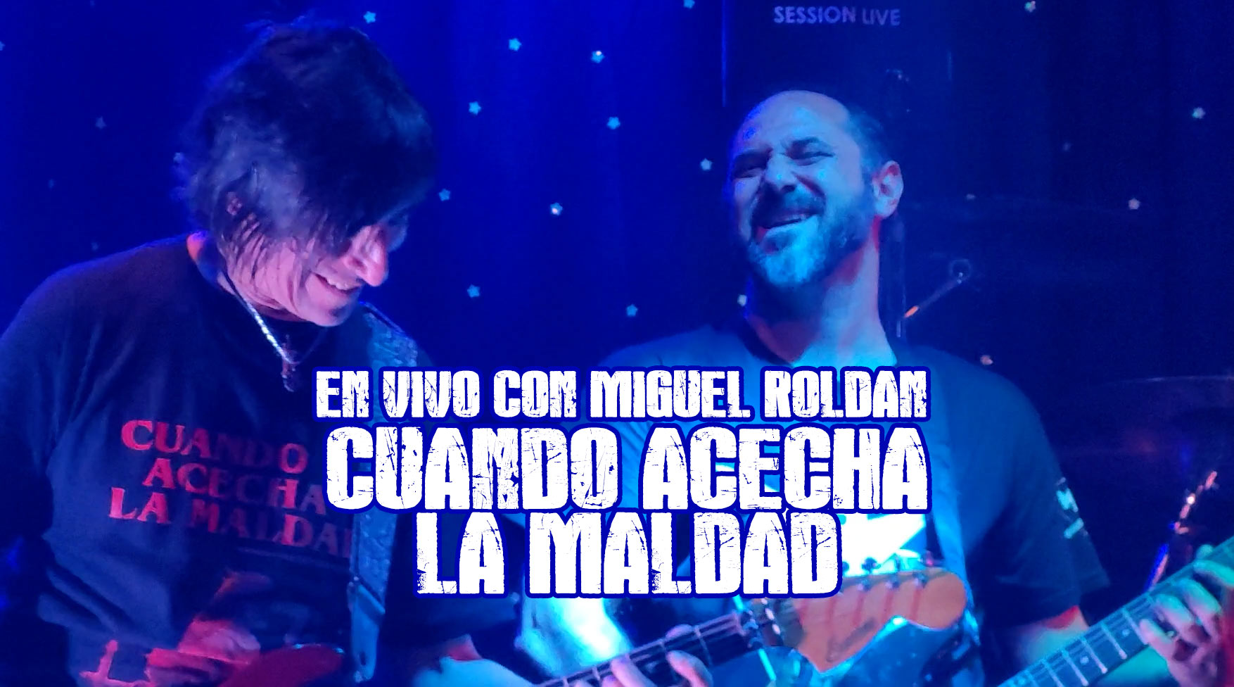 Tocando con Miguel Roldán